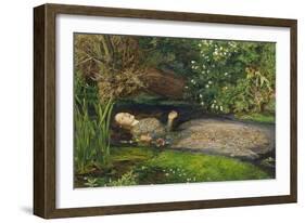 Ophelia-John Everett Millais-Framed Giclee Print