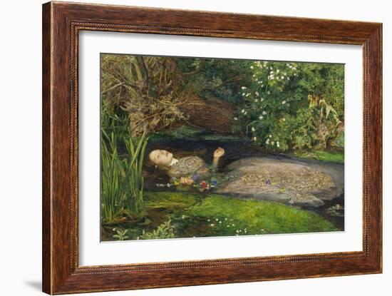 Ophelia-John Everett Millais-Framed Giclee Print