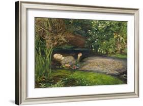 Ophelia-John Everett Millais-Framed Giclee Print