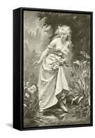 Ophelia-Madeleine Lemaire-Framed Stretched Canvas