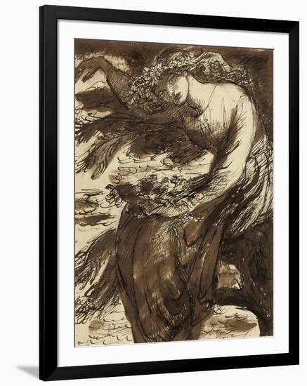 Ophelia-Dante Gabriel Charles Rossetti-Framed Giclee Print