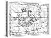 Ophiuchus and Serpens Constellations, 1729-Science Source-Stretched Canvas