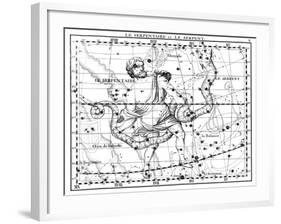 Ophiuchus and Serpens Constellations, 1729-Science Source-Framed Giclee Print