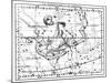 Ophiuchus and Serpens Constellations, 1729-Science Source-Mounted Giclee Print