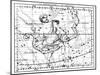 Ophiuchus and Serpens Constellations, 1729-Science Source-Mounted Giclee Print