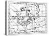 Ophiuchus and Serpens Constellations, 1729-Science Source-Stretched Canvas
