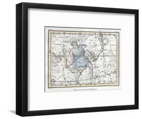 Ophiuchus and Serpens Constellations, 1822-Science Source-Framed Giclee Print