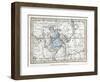 Ophiuchus and Serpens Constellations, 1822-Science Source-Framed Giclee Print