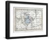 Ophiuchus and Serpens Constellations, 1822-Science Source-Framed Giclee Print