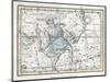 Ophiuchus and Serpens Constellations, 1822-Science Source-Mounted Giclee Print