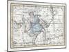 Ophiuchus and Serpens Constellations, 1822-Science Source-Mounted Giclee Print