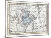 Ophiuchus and Serpens Constellations, 1822-Science Source-Mounted Giclee Print