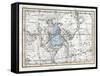 Ophiuchus and Serpens Constellations, 1822-Science Source-Framed Stretched Canvas