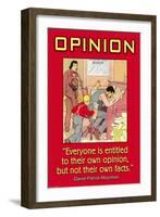 Opinion-Wilbur Pierce-Framed Art Print