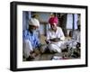 Opium Ceremony, Village Near Jodhpur, Rajasthan State, India-Bruno Morandi-Framed Photographic Print