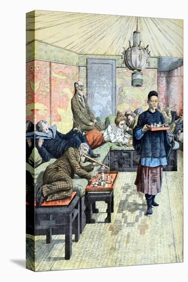 Opium Den France (June 1903)-null-Stretched Canvas
