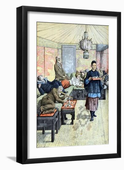 Opium Den France (June 1903)-null-Framed Giclee Print