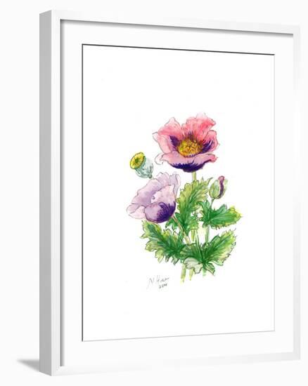 Opium Poppy, 2001-Nell Hill-Framed Giclee Print