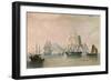 Opium Ships in the Port Lintin, 1824-null-Framed Giclee Print