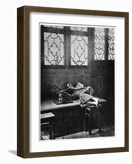 Opium Smoker, C.1867-72-John Thomson-Framed Photographic Print