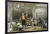 Opium Smokers-Thomas Allom-Framed Art Print