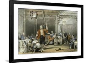 Opium Smokers-Thomas Allom-Framed Art Print