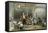 Opium Smokers-Thomas Allom-Framed Stretched Canvas