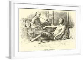 Opium Smokers-null-Framed Giclee Print