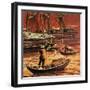 Opium Trade-English School-Framed Giclee Print