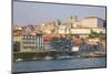 Oporto from the Cais De Ribeira Up Through Hill, Portugal-Mallorie Ostrowitz-Mounted Photographic Print