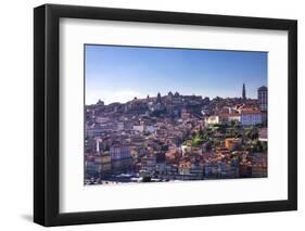 Oporto/Porto Rio Duero District of Colorful Buildings-Terry Eggers-Framed Photographic Print