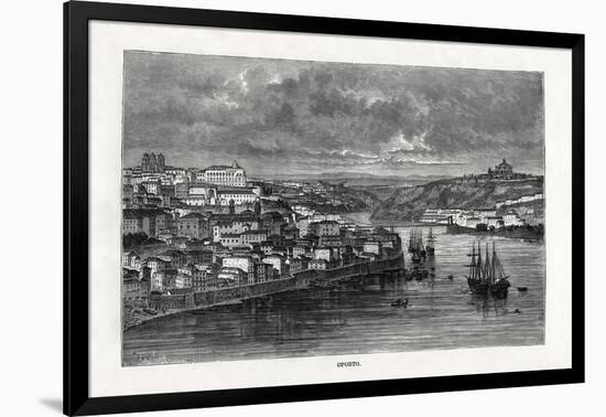 Oporto, Portugal, 19th Century-Taylor-Framed Giclee Print