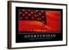 Oportunidad. Cita Inspiradora Y Póster Motivacional-null-Framed Photographic Print