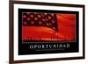 Oportunidad. Cita Inspiradora Y Póster Motivacional-null-Framed Photographic Print