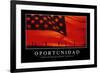 Oportunidad. Cita Inspiradora Y Póster Motivacional-null-Framed Photographic Print