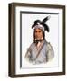 Opothle-Yoholo, a Creek Chief, Illustration from "The Indian Tribes of North America, Vol.2"-Charles Bird King-Framed Giclee Print