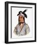 Opothle-Yoholo, a Creek Chief, Illustration from "The Indian Tribes of North America, Vol.2"-Charles Bird King-Framed Giclee Print