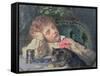 Opportune Moment-Sophie Anderson-Framed Stretched Canvas