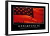 Opportunités: Citation Et Affiche D'Inspiration Et Motivation-null-Framed Photographic Print