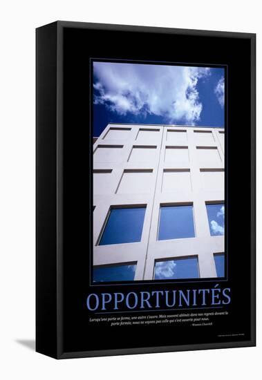 Opportunités (French Translation)-null-Framed Stretched Canvas