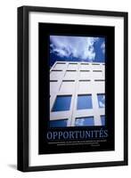 Opportunités (French Translation)-null-Framed Photo