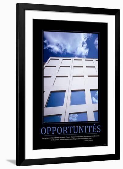 Opportunités (French Translation)-null-Framed Photo