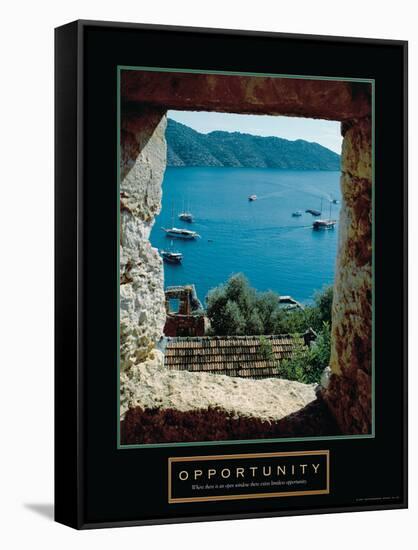 Opportunity - Window-Unknown Unknown-Framed Stretched Canvas