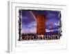 Opportunity-null-Framed Art Print