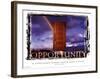 Opportunity-null-Framed Art Print