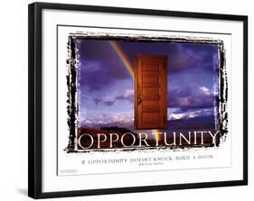 Opportunity-null-Framed Art Print