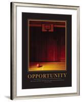 Opportunity-null-Framed Art Print