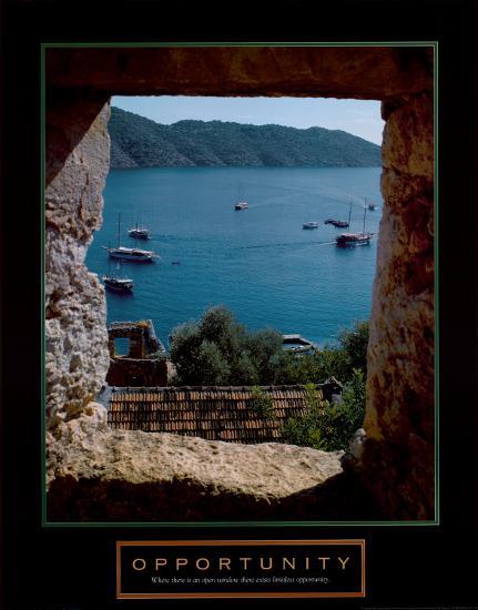 Opportunity-null-Lamina Framed Art Print