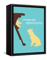 Opportunity-Dog is Good-Framed Stretched Canvas