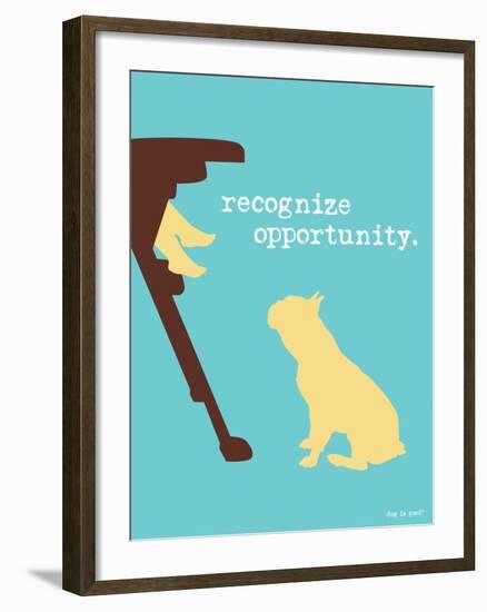 Opportunity-Dog is Good-Framed Art Print